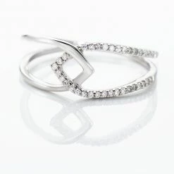 Histoire D'Or Bague Or Blanc Susanita Diamants -Colliers Fantaisie Soldes B3DFBDW4BU view3