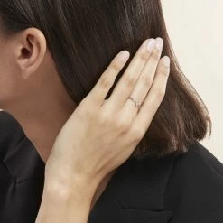 Histoire D'Or Bague Or Blanc Aatto Diamants -Colliers Fantaisie Soldes B3DFBDW4CM model0