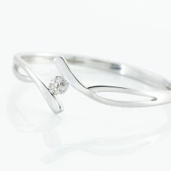 Histoire D'Or Bague Or Blanc Aatto Diamants -Colliers Fantaisie Soldes B3DFBDW4CM view3