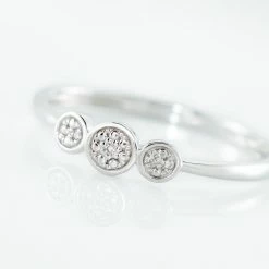 Histoire D'Or Bague Or Blanc Abital Diamants -Colliers Fantaisie Soldes B3DFBDW4CP view3