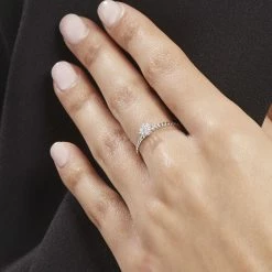 Histoire D'Or Bague Or Blanc Addie Diamants -Colliers Fantaisie Soldes B3DFBDW4CR model1