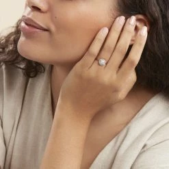 Histoire D'Or Bague Soleil D'hiver Or Blanc Diamant Divers -Colliers Fantaisie Soldes B3DFBDW527 model0