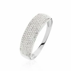 Histoire D'Or Bague Charlotte Or Blanc Diamant Divers