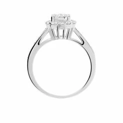 Histoire D'Or Bague Chou Or Blanc Diamant -Colliers Fantaisie Soldes B3DFBDW849 view2