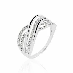 Histoire D'Or Bague Ocean Or Blanc Diamant