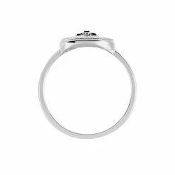 Histoire D'Or Bague Elfidiane Or Blanc Diamant -Colliers Fantaisie Soldes B3DFBDW952 view2