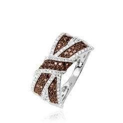 Histoire D'Or Bague Agnes Or Blanc Diamant