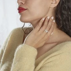 Histoire D'Or Bague Marine Or Blanc Topaze 8 Histoire D'Or Bague Marine Or Blanc Topaze -Colliers Fantaisie Soldes B3DFBTB553 model0