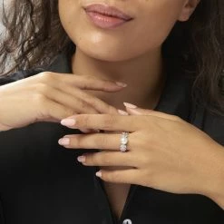 Histoire D'Or Bague Epiphania Or Blanc Oxyde De Zirconium -Colliers Fantaisie Soldes B3DFBU2260 model0