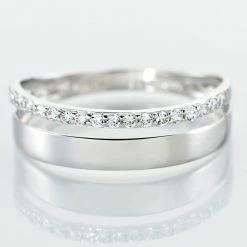 Histoire D'Or Bague Katiana Or Blanc Oxyde De Zirconium -Colliers Fantaisie Soldes B3DFBZW07J view3