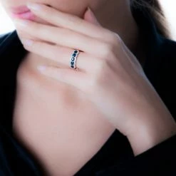 Histoire D'Or Bague Margaux Or Jaune Aigue Marine Et Diamant -Colliers Fantaisie Soldes B3DFJAB112 model0