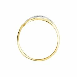 Histoire D'Or Bague Ester Or Jaune Diamant -Colliers Fantaisie Soldes B3DFJDW02M view2