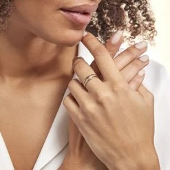 Histoire D'Or Bague Croisee Or Jaune Diamant -Colliers Fantaisie Soldes B3DFJDW044 model0