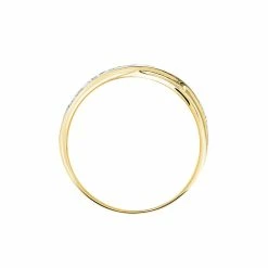 Histoire D'Or Bague Croisee Or Jaune Diamant -Colliers Fantaisie Soldes B3DFJDW044 view2