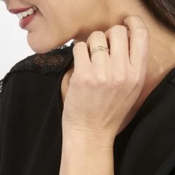 Histoire D'Or Bague Romane Or Jaune Diamant 7 Histoire D'Or Bague Romane Or Jaune Diamant -Colliers Fantaisie Soldes B3DFJDW0L2 view3