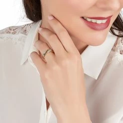 Histoire D'Or Bague Morgana Or Jaune Diamant 7 Histoire D'Or Bague Morgana Or Jaune Diamant -Colliers Fantaisie Soldes B3DFJDW0S1 model0