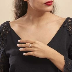 Histoire D'Or Bague Shalanda Or Jaune Diamant 10 Histoire D'Or Bague Shalanda Or Jaune Diamant -Colliers Fantaisie Soldes B3DFJDW0XJ model0