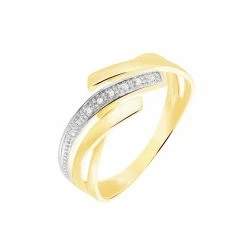 Histoire D'Or Bague Nermine Or Jaune Diamant