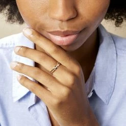 Histoire D'Or Bague Barrette Or Jaune Diamant -Colliers Fantaisie Soldes B3DFJDW16S model0