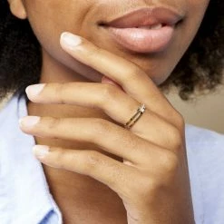 Histoire D'Or Bague Barrette Or Jaune Diamant -Colliers Fantaisie Soldes B3DFJDW16S model1