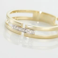 Histoire D'Or Bague Barrette Or Jaune Diamant -Colliers Fantaisie Soldes B3DFJDW16S view3