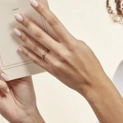 Histoire D'Or Bague Osanna Or Jaune Diamant 9 Histoire D'Or Bague Osanna Or Jaune Diamant -Colliers Fantaisie Soldes B3DFJDW191 model1