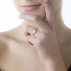 Histoire D'Or Bague Aude Or Jaune Diamant -Colliers Fantaisie Soldes B3DFJDW1AD model0