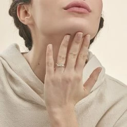 Histoire D'Or Bague Admète Or Jaune Diamant -Colliers Fantaisie Soldes B3DFJDW1OQ model1