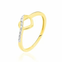 Histoire D'Or Bague Mona-lisa Or Jaune Diamant