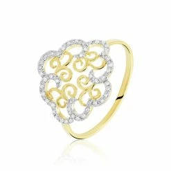 Histoire D'Or Bague Marie-christel Or Jaune Diamant