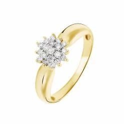 Histoire D'Or Bague Chou Or Jaune Diamant