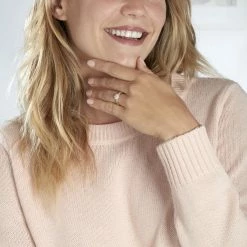 Histoire D'Or Bague Chou Or Jaune Diamant -Colliers Fantaisie Soldes B3DFJDW2XS model0