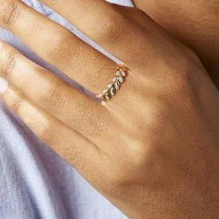 Histoire D'Or Bague Berinice Or Jaune Diamant -Colliers Fantaisie Soldes B3DFJDW36V model1