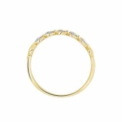 Histoire D'Or Bague Berinice Or Jaune Diamant -Colliers Fantaisie Soldes B3DFJDW36V view2
