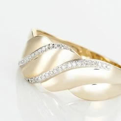 Histoire D'Or Bague Elyanne Or Jaune Diamant -Colliers Fantaisie Soldes B3DFJDW39J view3