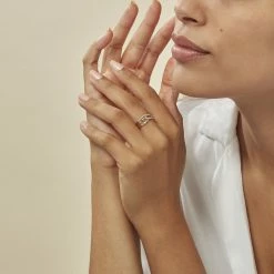 Histoire D'Or Bague Joassine Or Jaune Diamant -Colliers Fantaisie Soldes B3DFJDW3AD model1