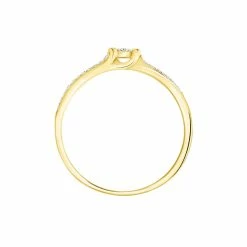 Histoire D'Or Bague Josane Or Jaune Diamant -Colliers Fantaisie Soldes B3DFJDW3AF view2