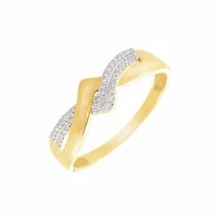 Histoire D'Or Bague Morgana Or Jaune Diamant