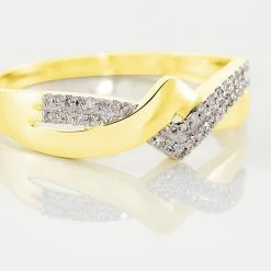 Histoire D'Or Bague Morgana Or Jaune Diamant -Colliers Fantaisie Soldes B3DFJDW3K3 view3