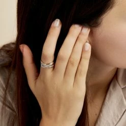 Histoire D'Or Bague Pivoine Or Jaune Diamant -Colliers Fantaisie Soldes B3DFJDW3LX model1