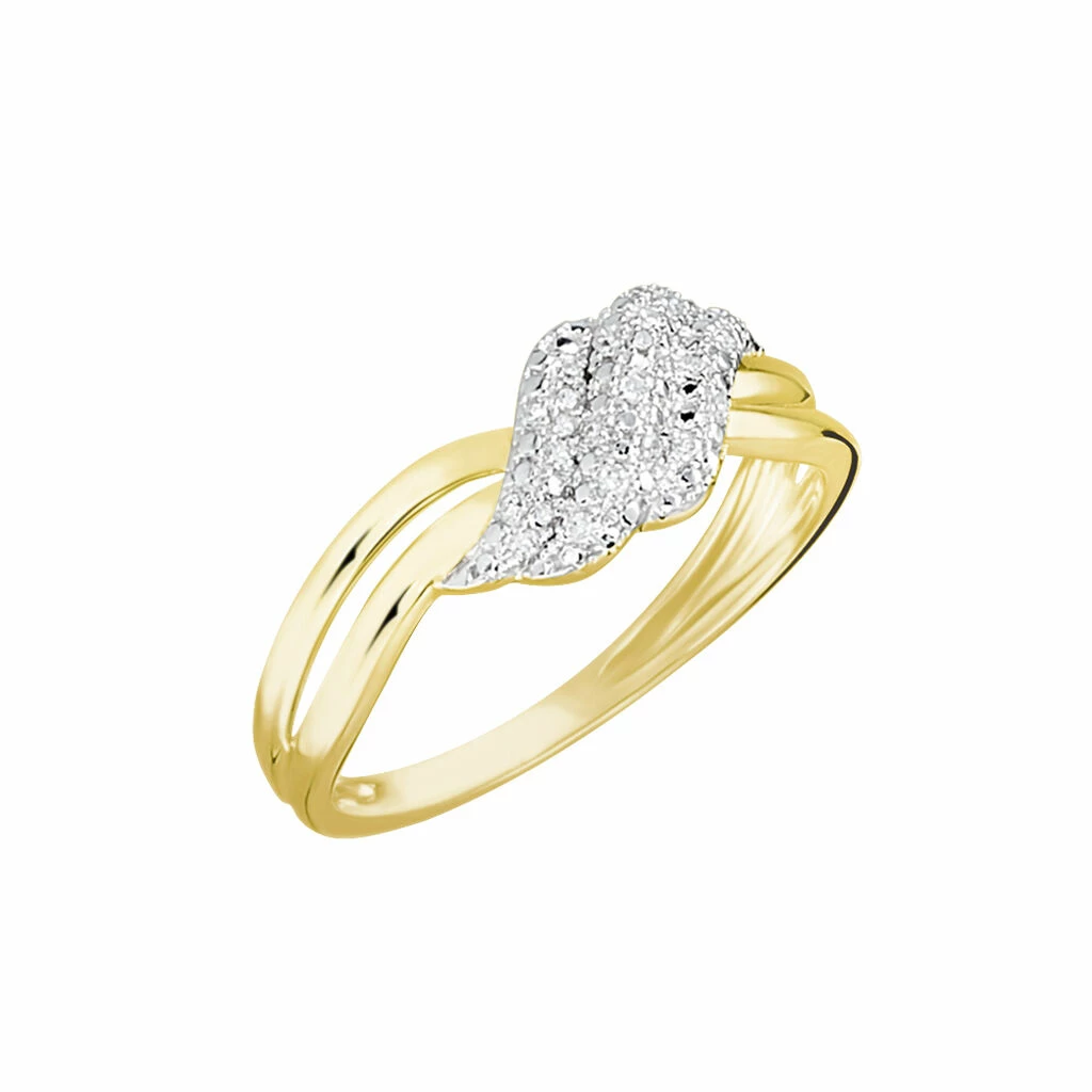 Histoire D'Or Bague Or Jaune Ricoria Diamants 1 Histoire D'Or Bague Or Jaune Ricoria Diamants