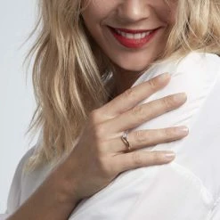 Histoire D'Or Bague Melinia Or Jaune Diamant -Colliers Fantaisie Soldes B3DFJDW3YY model1