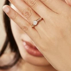 Histoire D'Or Bague Katherina Or Jaune Diamant -Colliers Fantaisie Soldes B3DFJDW3Z6 model1