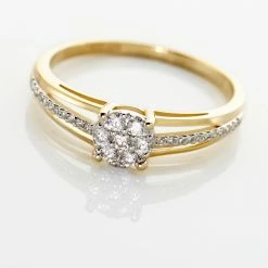 Histoire D'Or Bague Katherina Or Jaune Diamant -Colliers Fantaisie Soldes B3DFJDW3Z6 view3