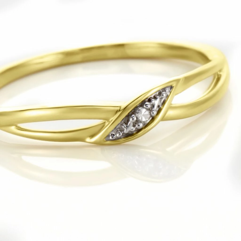 Histoire D'Or Bague Or Jaune Unora Diamants 4 Histoire D'Or Bague Or Jaune Unora Diamants – Image 4