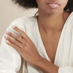 Histoire D'Or Bague Sandrine Or Jaune Diamant -Colliers Fantaisie Soldes B3DFJDW848 model0