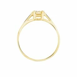 Histoire D'Or Bague Sandrine Or Jaune Diamant -Colliers Fantaisie Soldes B3DFJDW848 view2