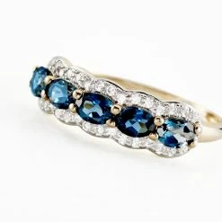 Histoire D'Or Bague Multipierres Or Jaune Margaux Topaze -Colliers Fantaisie Soldes B3DFJT5597 view3