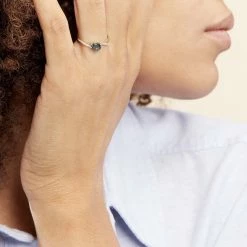 Histoire D'Or Bague Or Jaune Clothilde Topaze Oxydes De Zirconium -Colliers Fantaisie Soldes B3DFJTB824 model0