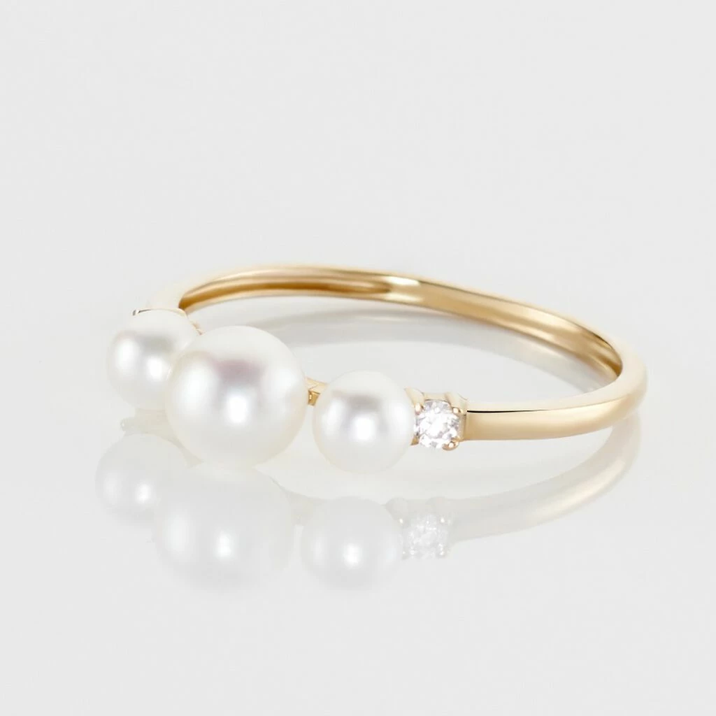 Histoire D'Or Bague Jwan Or Jaune Perle De Culture 4 Histoire D'Or Bague Jwan Or Jaune Perle De Culture – Image 4